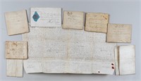 GROUP OF 19TH C PENNSYLVANIA INDENTURES