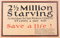 SAVE A LIFE ARMENIAN RELIEF POSTER