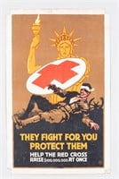 WWI US RED CROSS POSTER W.G. SESSER