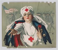 5 WWI RED CROSS POSTERS