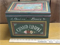 Grand Union handpainted metal box