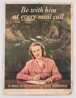 WWII V-MAIL PROMOTIONAL POSTER
