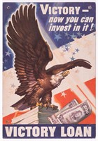 WWII US VICTORY LOAN POSTER