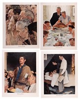 NORMAN ROCKWELL FULL SET OF THE FOUR FREEDOMS (4)