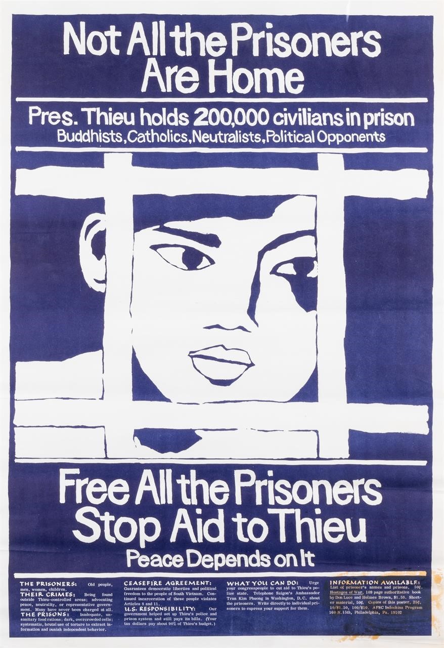 VIETNAM WAR PROTEST POSTER