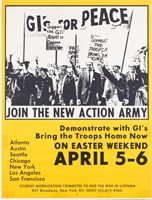 GIS FOR PEACE VIETNAM WAR PROTEST POSTER