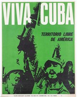 VIVA CUBA PROTEST POSTER