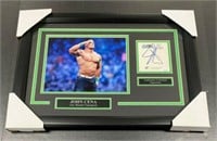 Autographed John Cena Display Framed