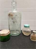 Vintage bottles/jars. Gordon's Dry Gin, Stuart,