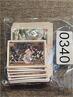 1991 Mini Cracker Jack Baseball Trading Cards Lot