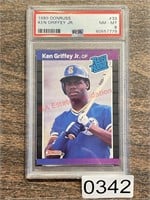 1989 Ken Griffey Jr Rookie Card PSA Graded