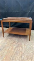 MID-CENTURY SOLID WOOD LANE RHYTHM END TABLE WITH