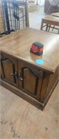 WOOD COFFEE TABLE CABINET 24 X 24 X 21 INCH TALL