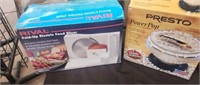 FOLD UP FOOD SLICER STILL IN PACKAGE AND PRESTO