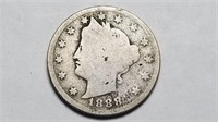 1888 Liberty V Nickel Rare