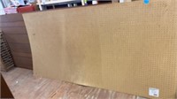 PIECE OF PANELING 4x8 FT AND PEGBOARD 4x8 FT