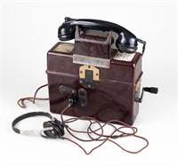 GERMAN WWII FIELD TELEPHONE