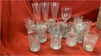 BEER GLASSES   MANY LEAD CRYSTAL GLASSES AND OTHER