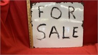 FOR SALE METAL SIGN