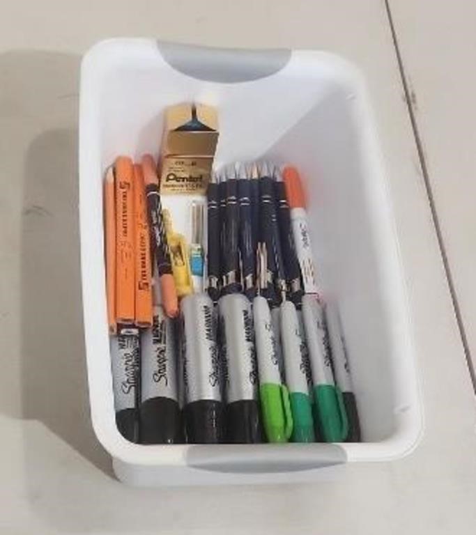 Sharpies, Pens, Pencils, Lead Refills