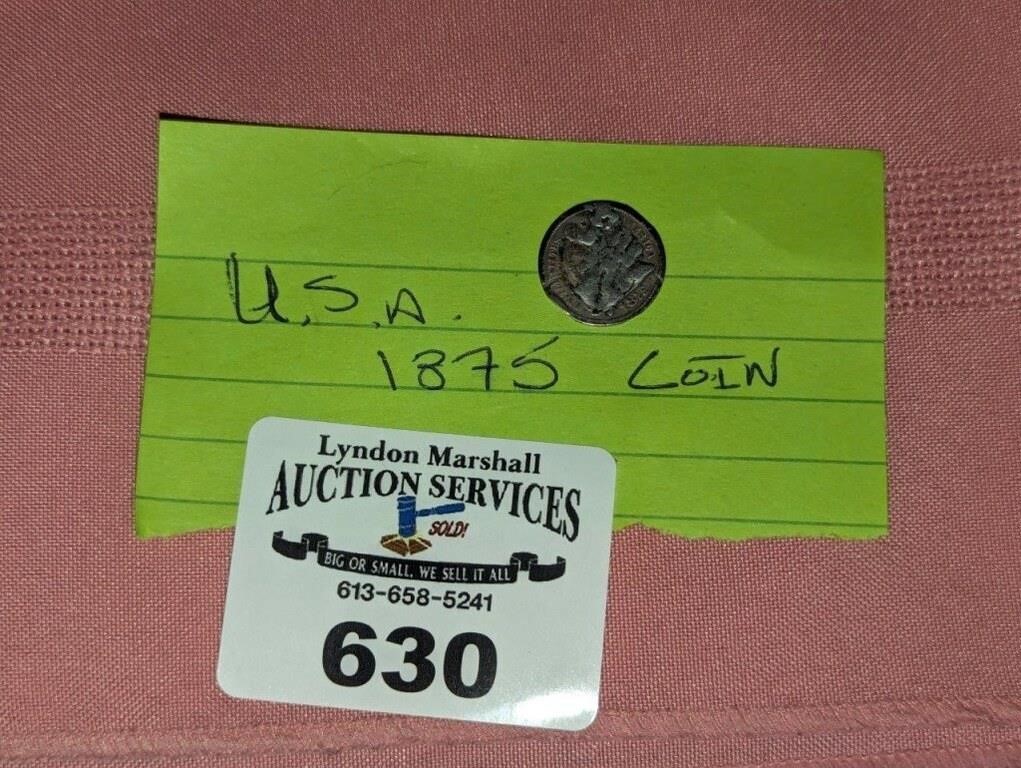 1875 USA Coin