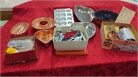FUN CAKE PANS AND JELLO MOLDS- COOKIE PRESS-