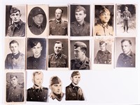 16 WAFFEN-SS SOLDIER PORTRAIT PHOTOS