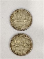 1961 Canada SIlver Dollar