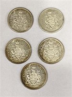 1964 Canada Half Dollars