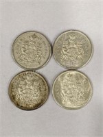 1965 Canada Half Dollars