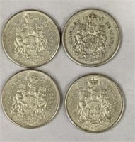 1960 & 1961 Canada Half Dollars