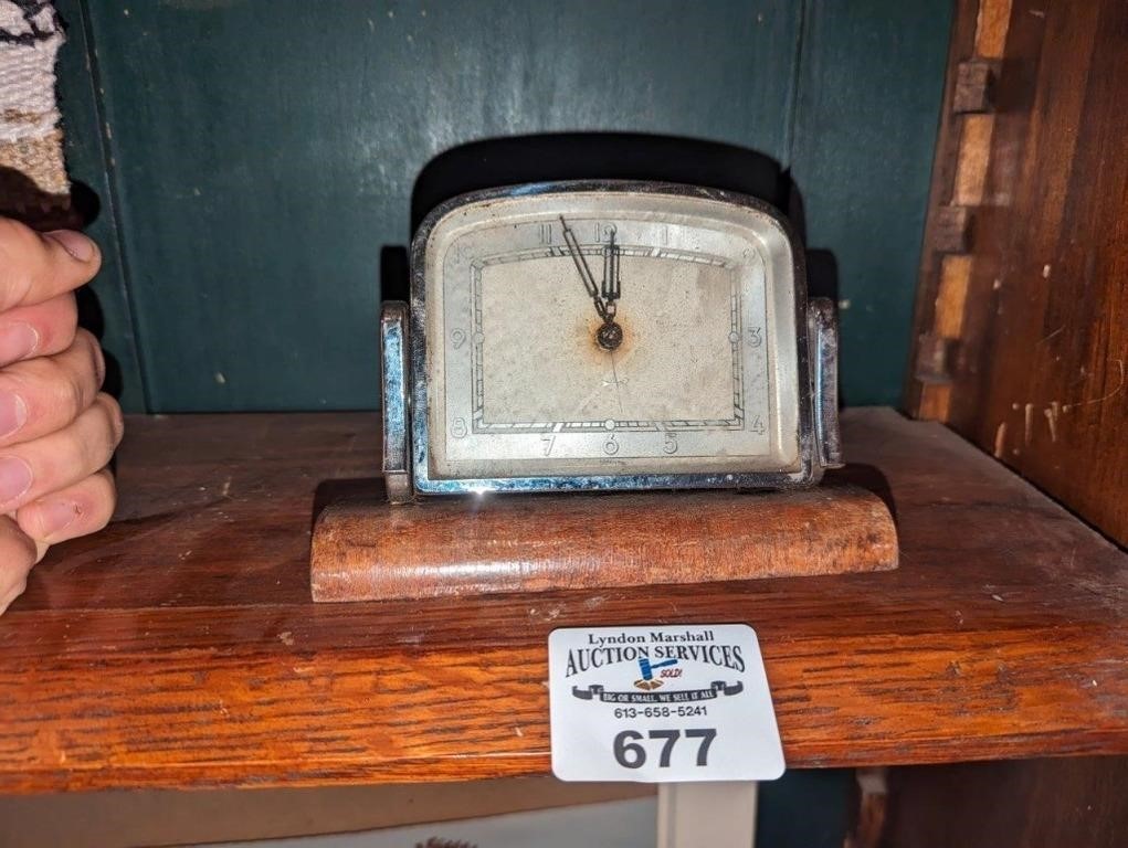 Wind up "Foreign" clock