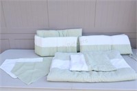 Crib Set - Comforter, Bumpers, Shams & Pillows