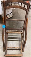 ANTIQUE WOOD CHAIR FRAME