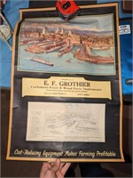 E.F. Grothier Of Mallorytown advertising