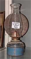 Vintage Oil lamp and reflector
