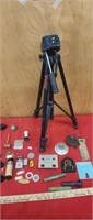 ANTIQUES AND COLLECTABLES MISC & TRIPOD FOR