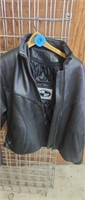 LEATHER GEAR INC LEATHER MOTORCYCLE  JACKET FITS