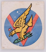 WWII US 333RD BOMB SQUADRON LEATHER PATCH