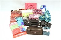 Assortment of Cosmetic Bags and Accessories ++