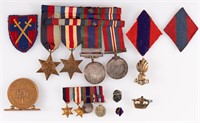 NAMED BRITISH CANADIAN WWII MEDALS