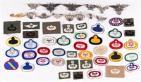 US PARATROOPS WINGS BADGES AND INSIGNIA