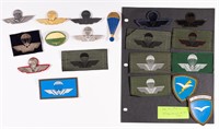 ITALIAN PARATROOPS WINGS BADGES AND INSIGNIA