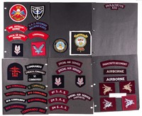 50 BRITISH SPECIAL FORCES INSIGNIA PATCHES