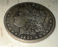 1901-O US Morgan Silver Dollar Coin
