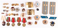 35 SOVIET RUSSIAN PINS INSIGNIA AND BADGES