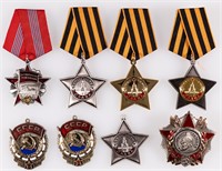 8 RUSSIAN COMMEMORATIVE MEDALS