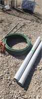 4 INCH PVC ELECTRIC  CORD AND OUT LET AND 1 INCH