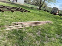 METAL POLES. VARIOUS SIZE 11 TO 17 FT