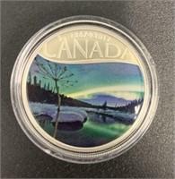2017 Canada $10 Fine Silver Coin Aurora